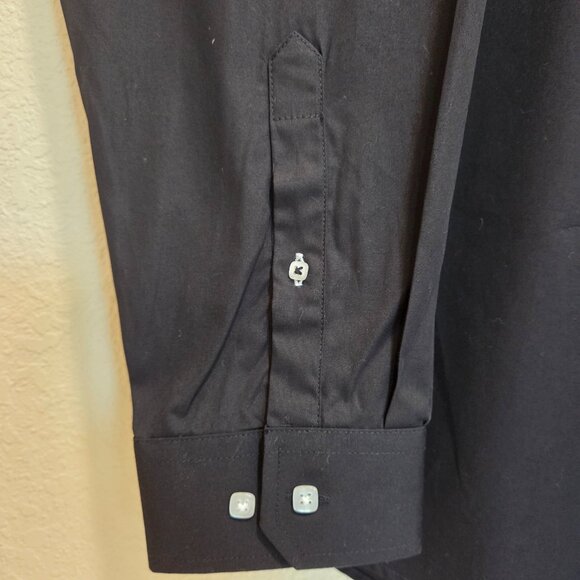 Cinch Western Shirt Men's Large Black Long Sleeve Button Up - Picture 3 of 8